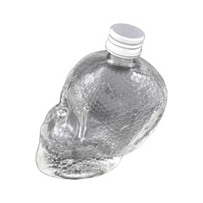 Empty Skull Bottle with honeycomb design 50ml