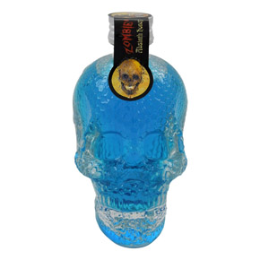 Zombies Absinth Honey in decorative skull bottle 50ml - Blueberry